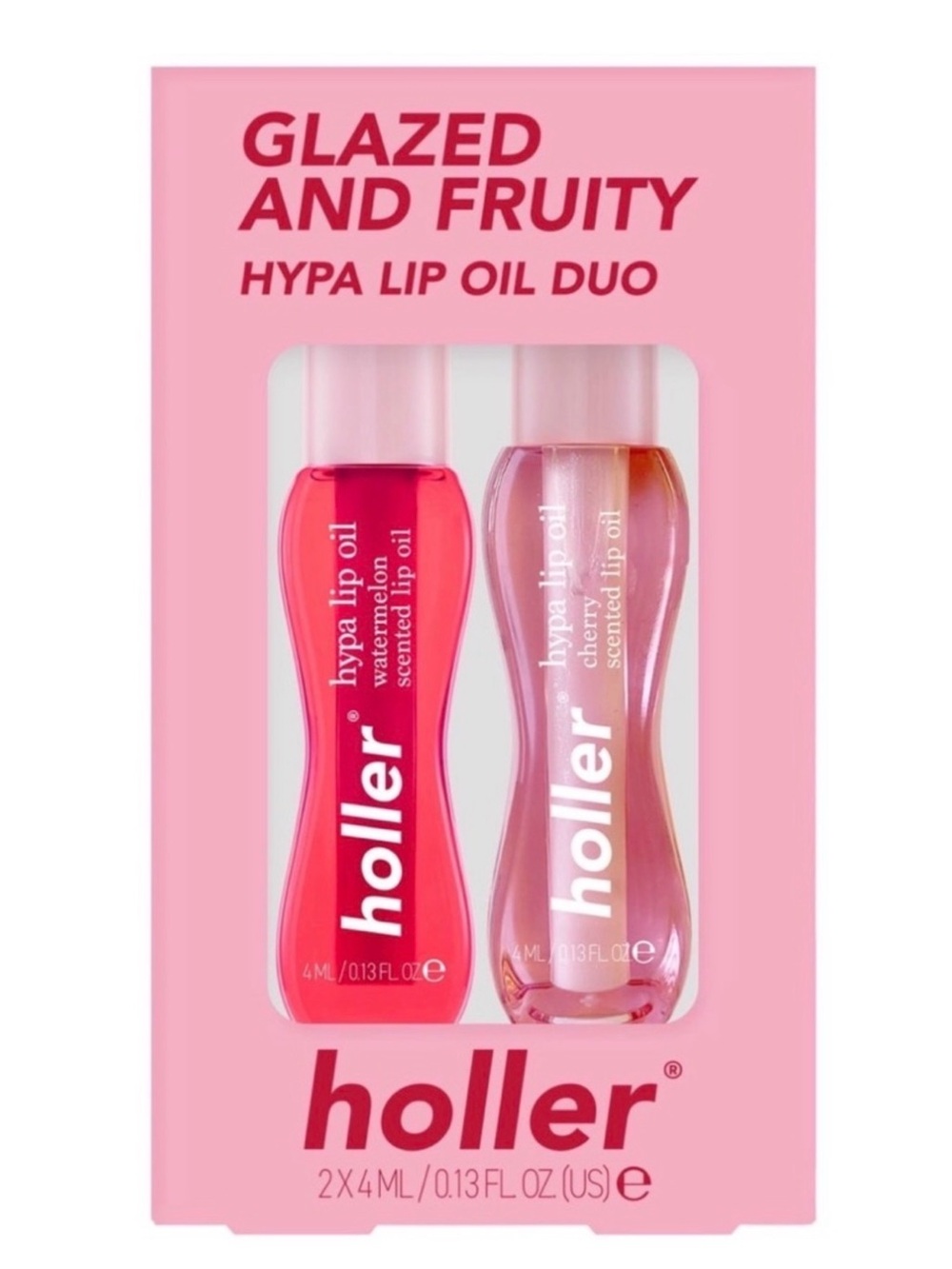 holler Lip Oil Duo-Watermelon and Cherry